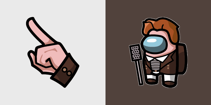 Among Us Rickroll Custom Cursor Pack