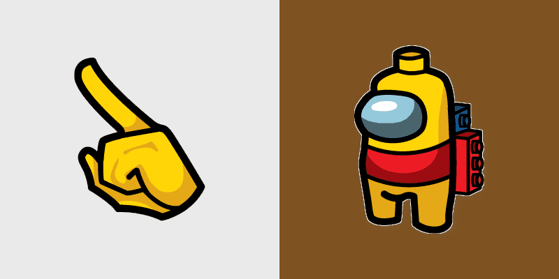 Custom Cursor Pack - Among Us LEGO Character