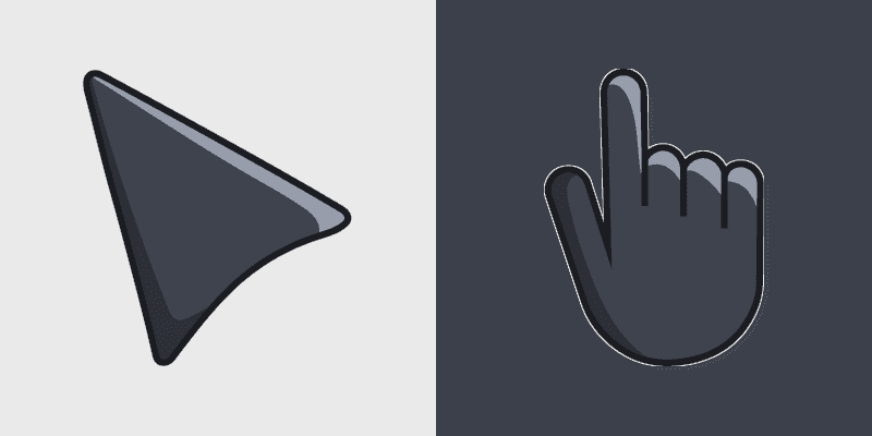 Charcoal Cursor Pack