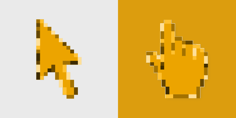 Vibrant Marigold Custom Cursor Pack