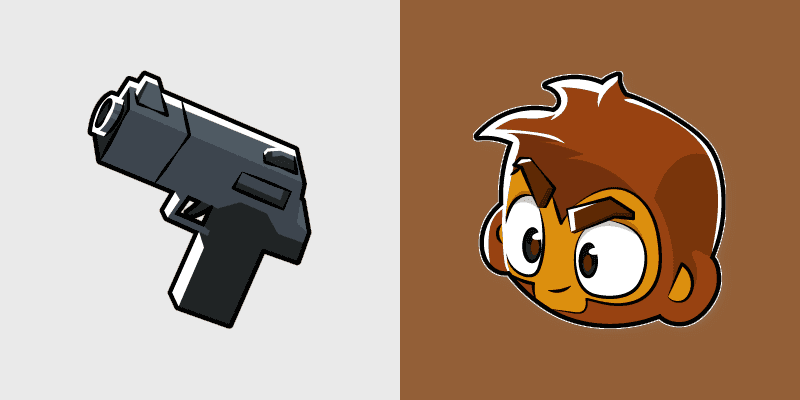 Bloons TD Agent Jericho Cute Mouse Cursor Pack