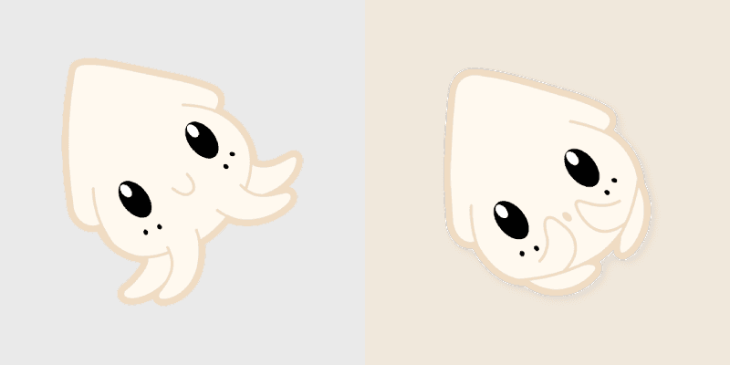 Cute Squid Cursor Pack