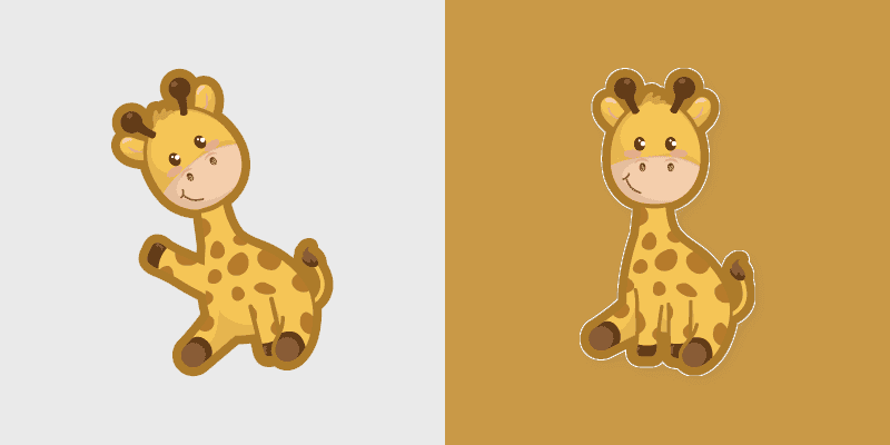 Cute Cursor Giraffe Pack
