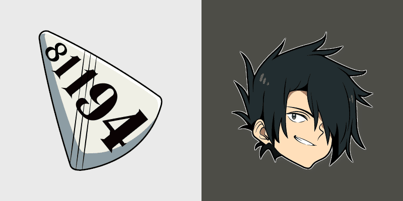 Promised Neverland Cute Mouse Cursor Pack