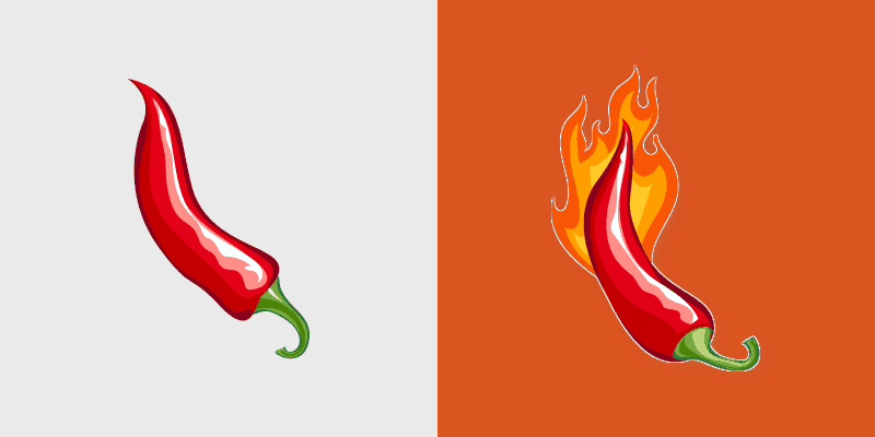 Sizzling Chili Cursor Pack
