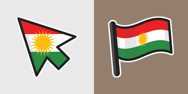 Custom Kurdistan Cursor Pack