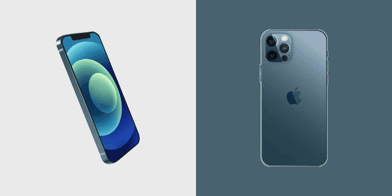 Custom Cursor Pack - Pacific Blue iPhone 12 Pro Max