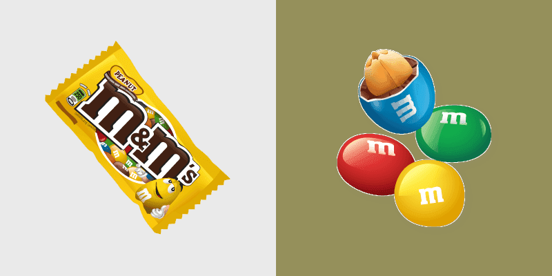 Cute Cursor Pack - M&M's Peanut Mouse Cursor