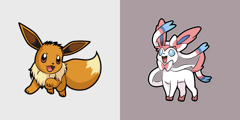 Cute Cursor Eevee & Sylveon Pack