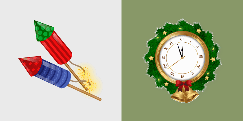 Custom Cursor New Year Fireworks Pack