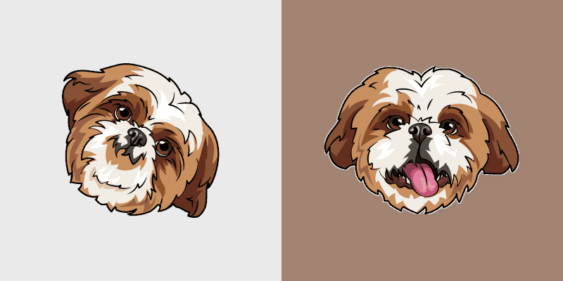 Cute Cursor Pack - Shih Tzu Mouse Companion