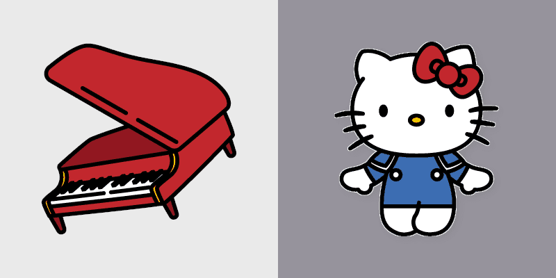 Cute Cursor Piano Pack