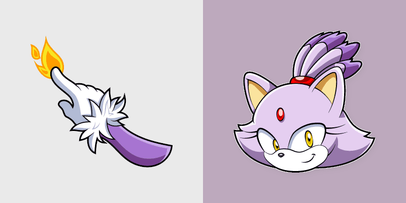 Blaze Feline Cursor Pack