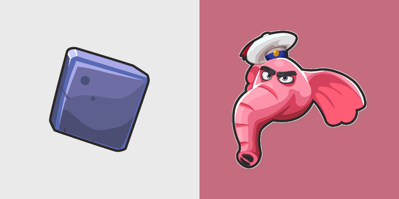 Crash Bandicoot Pink Elephant Cute Mouse Cursor