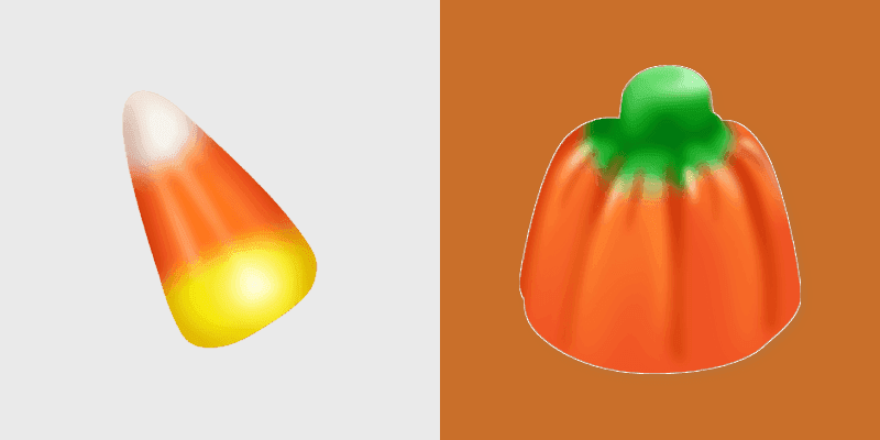 Sweet Candy Pumpkin Mouse Cursor