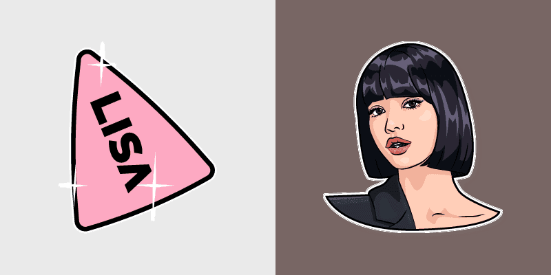Lisa's Blackpink Cursor Pack