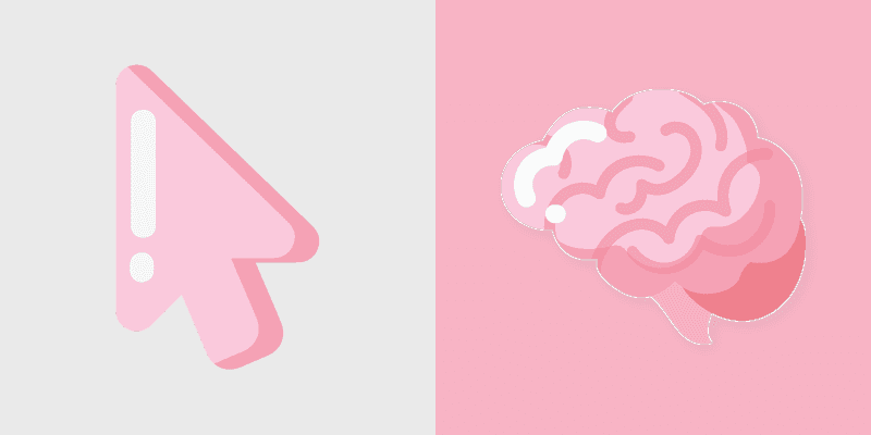 Cute Cursor Pack - Minimal Brain Inspiration