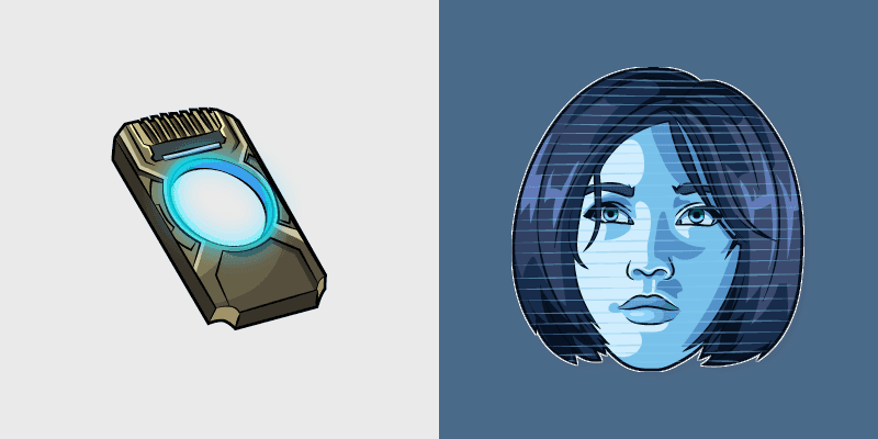 Cute Cursor Pack with Halo Cortana