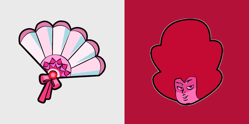 Steven Universe Custom Cursor Pack - Pyrope & Fan Edition