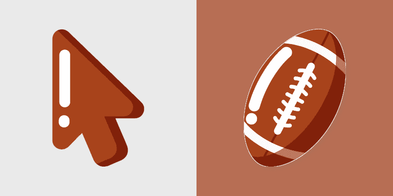 Cute Cursor Pack for American Football