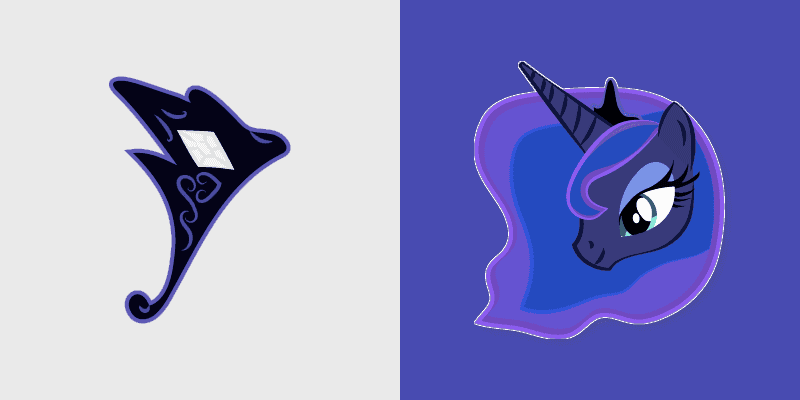 Custom Cursor Pack - My Little Pony Princess Luna