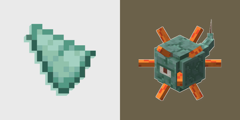 Minecraft Cursor Pack - Guardian & Prismarine Shard