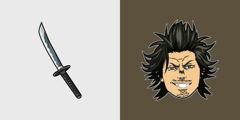 Cute Clover Cursor Pack - Yami Sukehiro & Katana