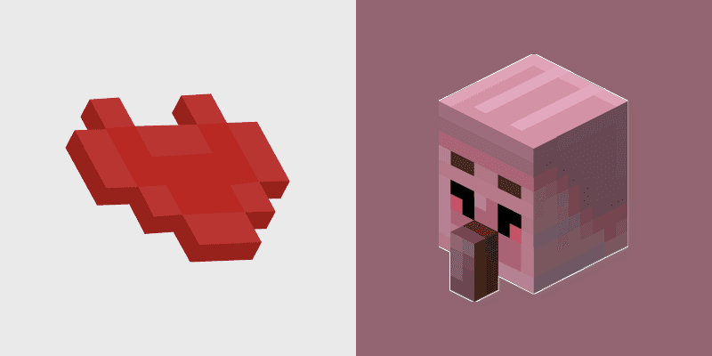 Enchanted Minecraft Love Golem Cursor Pack