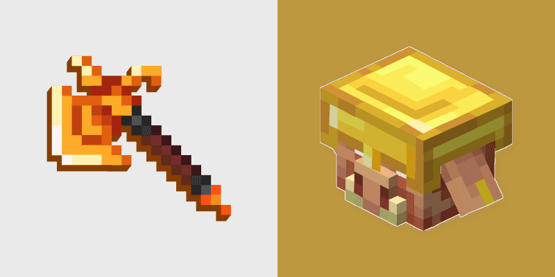 Custom Cursor Pack - Armored Piglin & Firebrand
