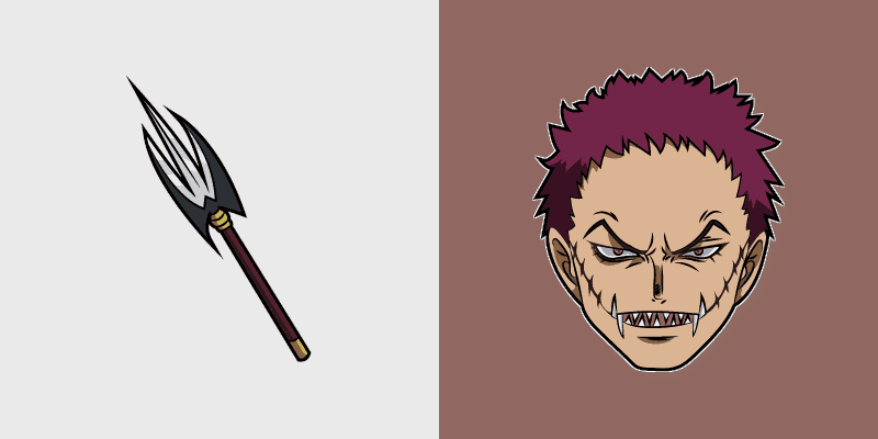 Custom Cursor Pack - Charlotte Katakuri and Mogura