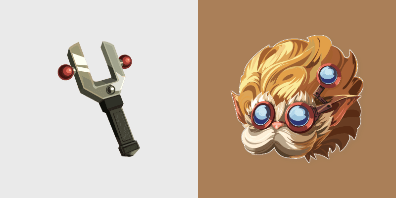 Custom Heimerdinger Cute Mouse Cursor Pack