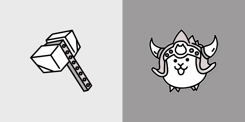 Viking Cat Cute Cursor Pack