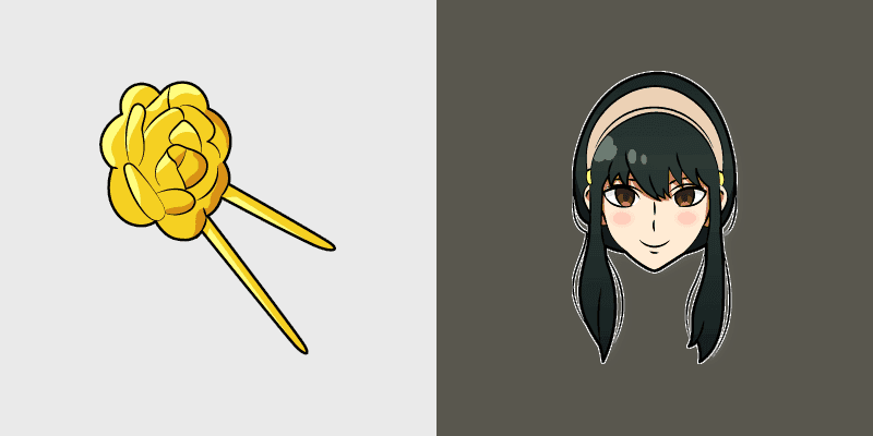 Custom Cursor - Spy x Family Yor Forger