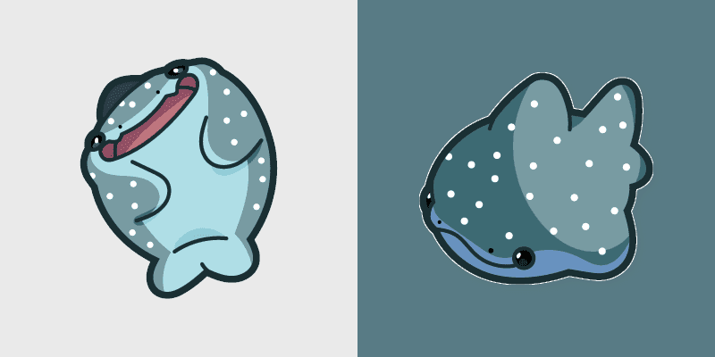 Adorable Whale Cursor Pack