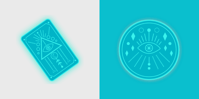 Divination Card Magic Circle Cursor Pack