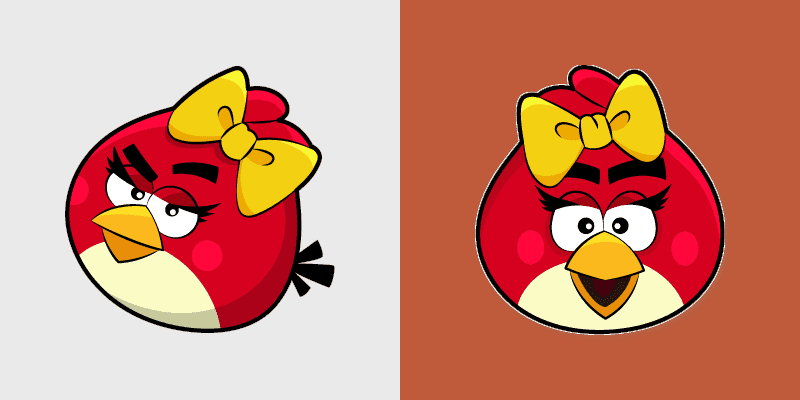 Custom Cursor Pack: Angry Birds Ruby