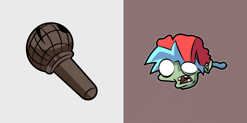 Custom Cursor Zombified Boyfriend - FNF Vibes