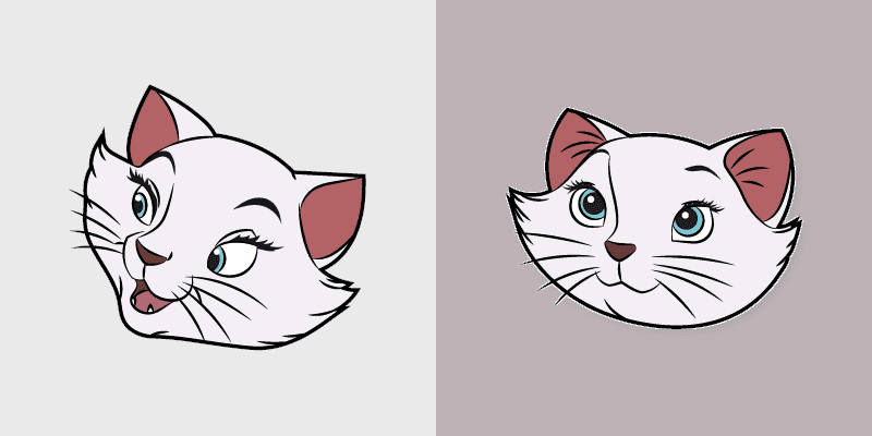Aristocats Duchess Cute Cursor Pack