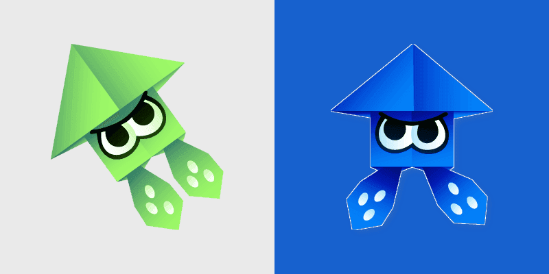 Cute Cursor Pack for Splatoon Origami