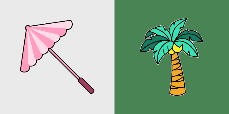 Summer Chill Cute Cursor Pack