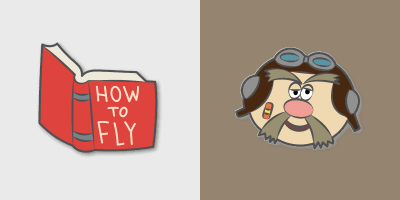 Cute Cursor Pack - PaRappa the Rapper with Captain Fussenpepper