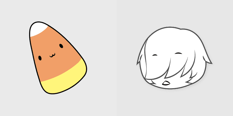 Candy Corn Cute Cursor Pack