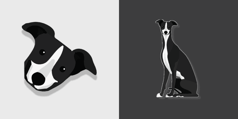 Borzoi Dog Custom Cursor Pack