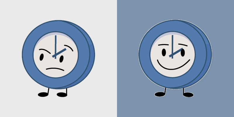 BFDI Clock Mouse Cursor Pack