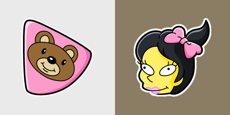 Cute Cursor Pack - The Simpsons Kumiko